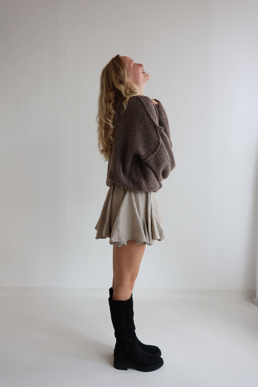 Volantrock aus Musselin Mila