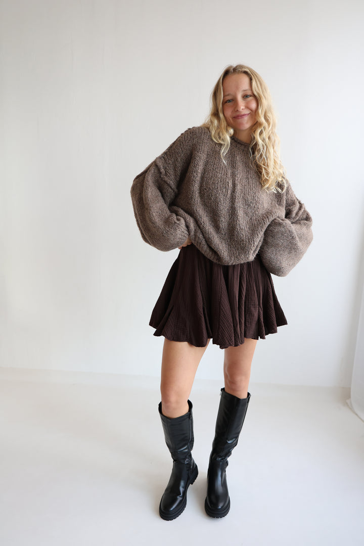 Volantrock aus Musselin Mila