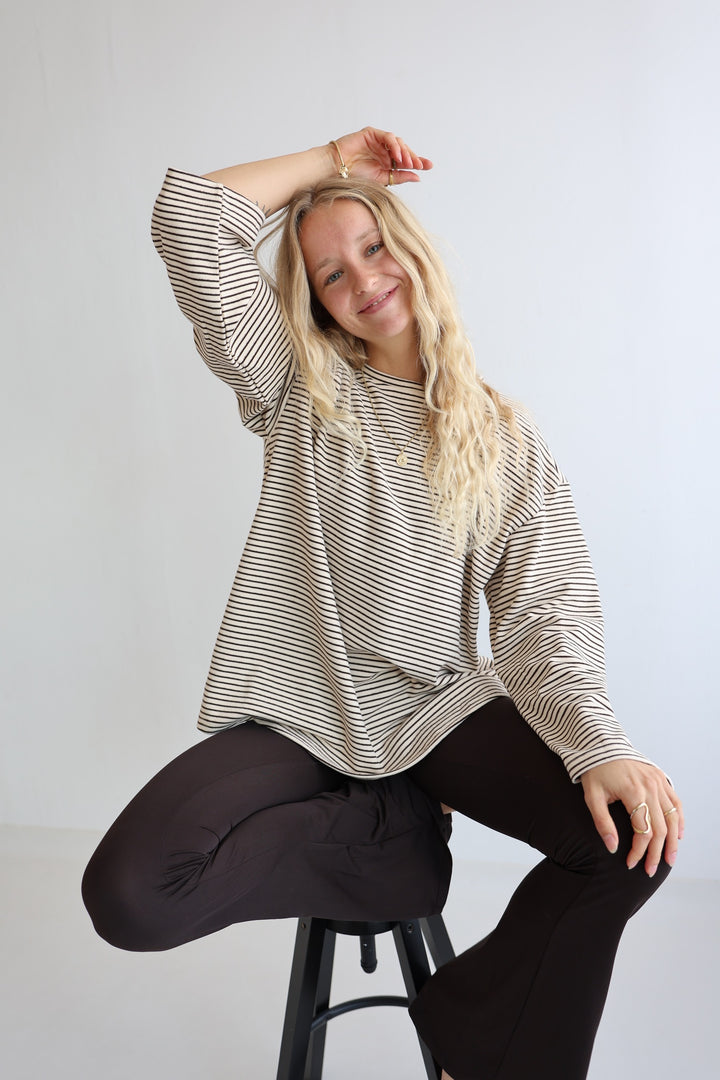 Gestreiftes Longsleeve Striped Soul