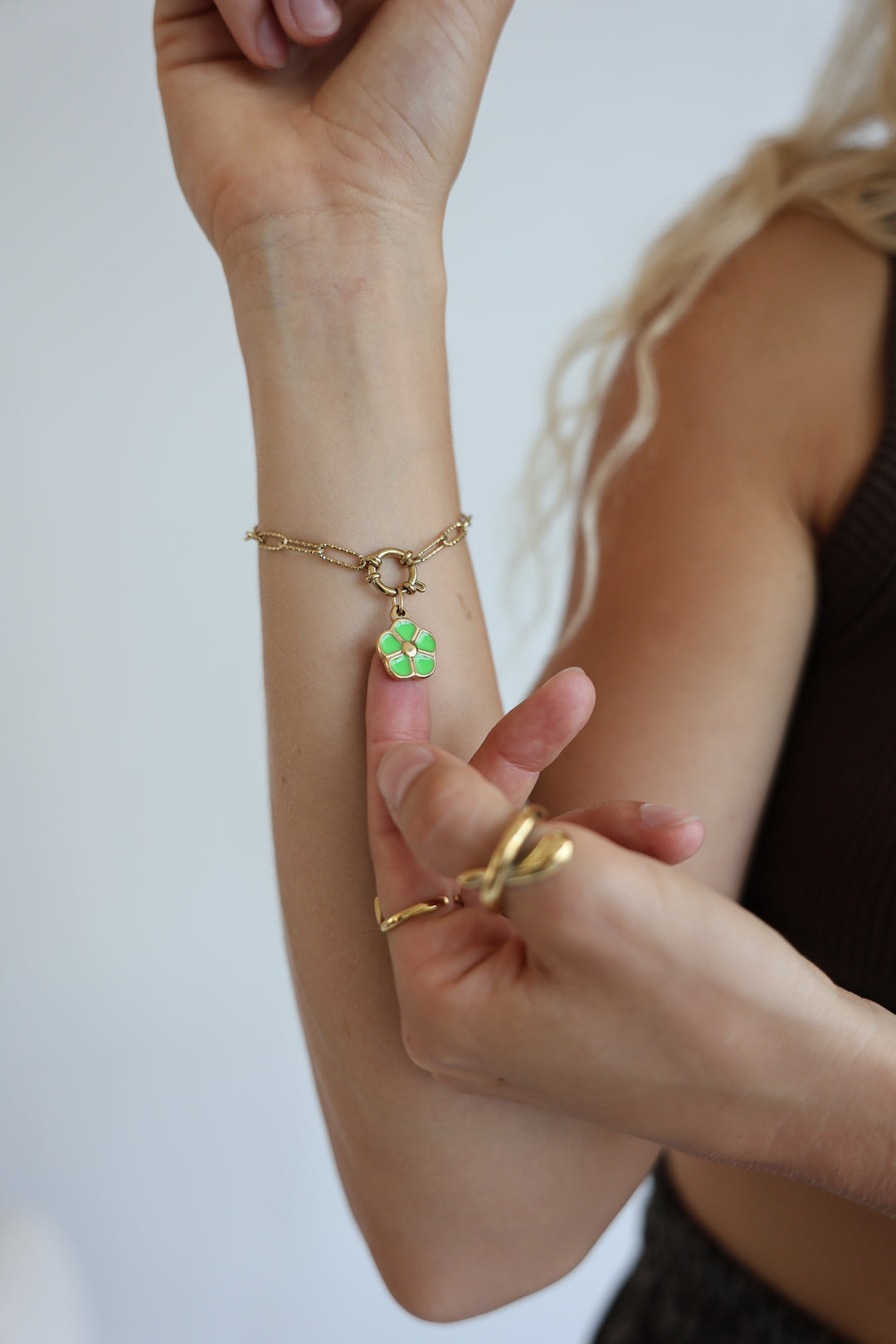 DIY Armband Green Wish