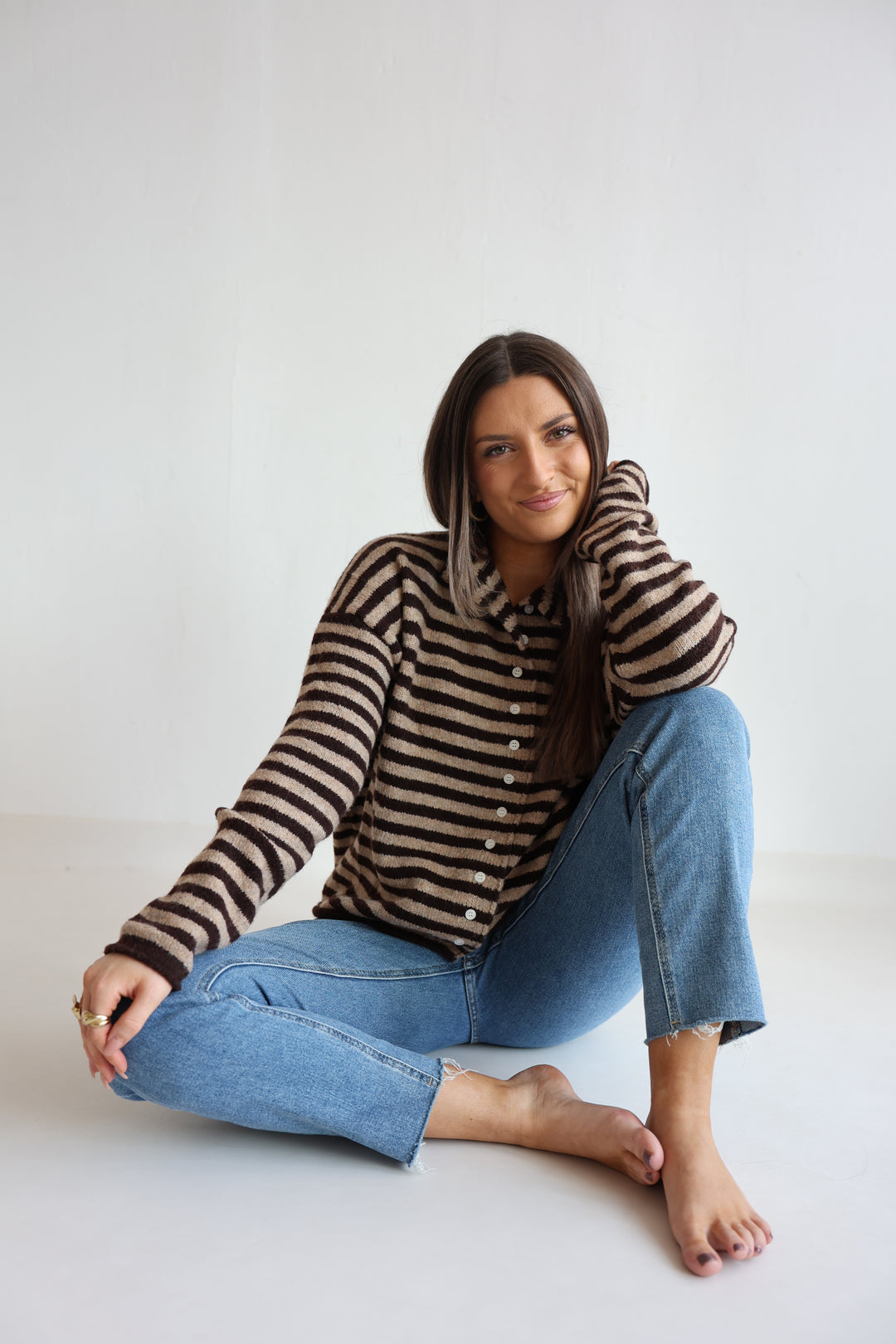 Striped Classy Cardigan