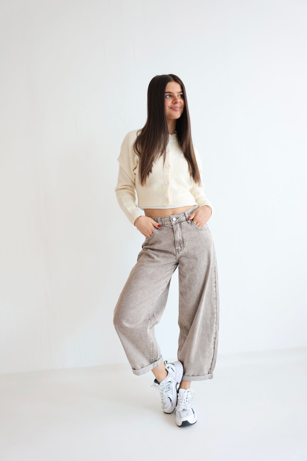 Barrel Fit Cocoa Shades Jeans