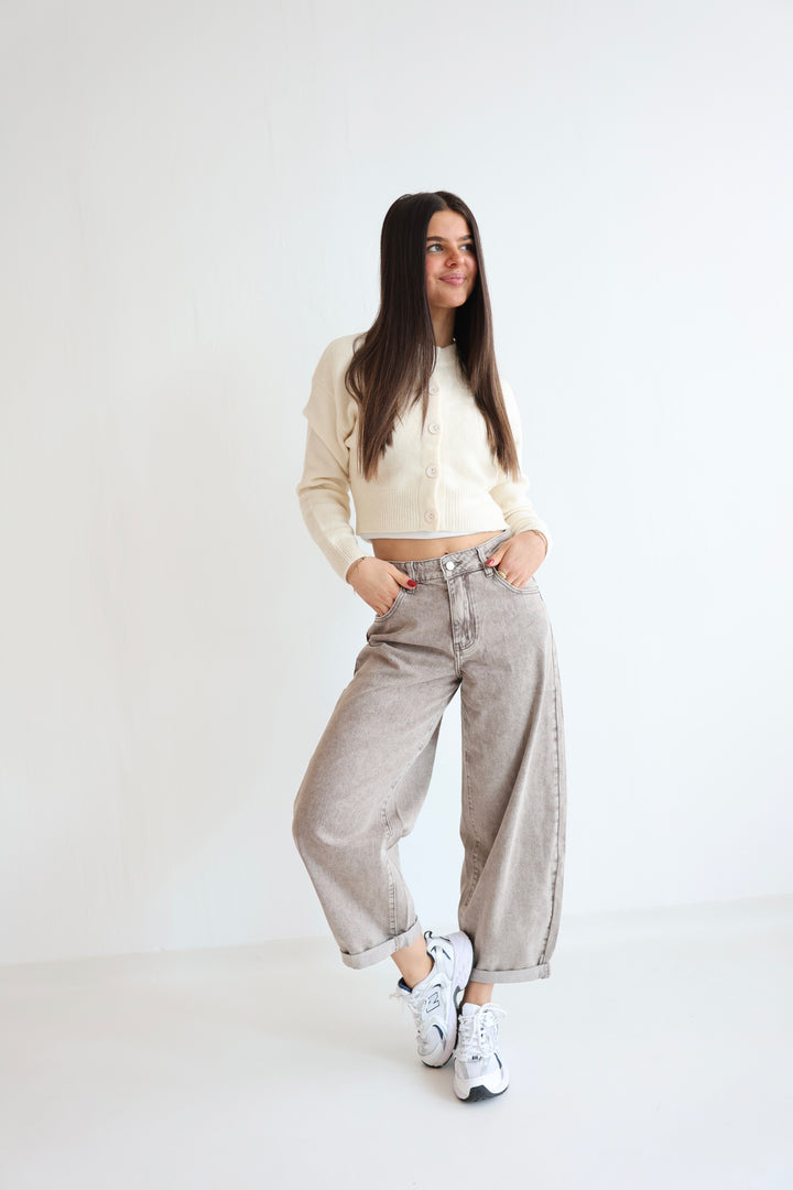 Barrel Fit Cocoa Shades Jeans