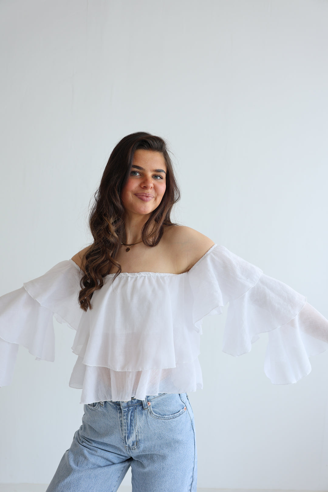 Offshoulder Bluse Golden Summer