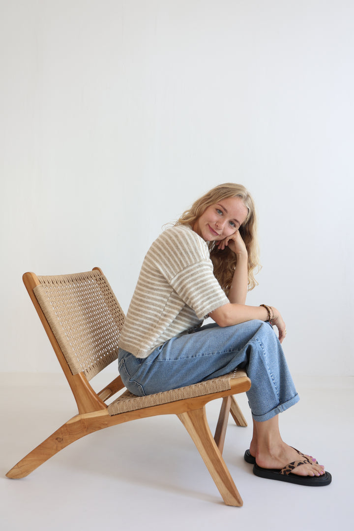 Dreamy Short-Sleeve Knit