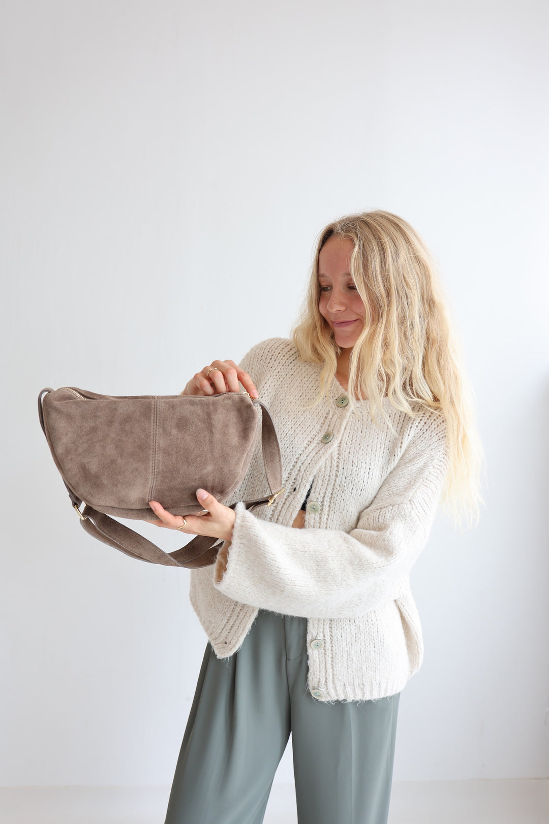 Wildledertasche Maple