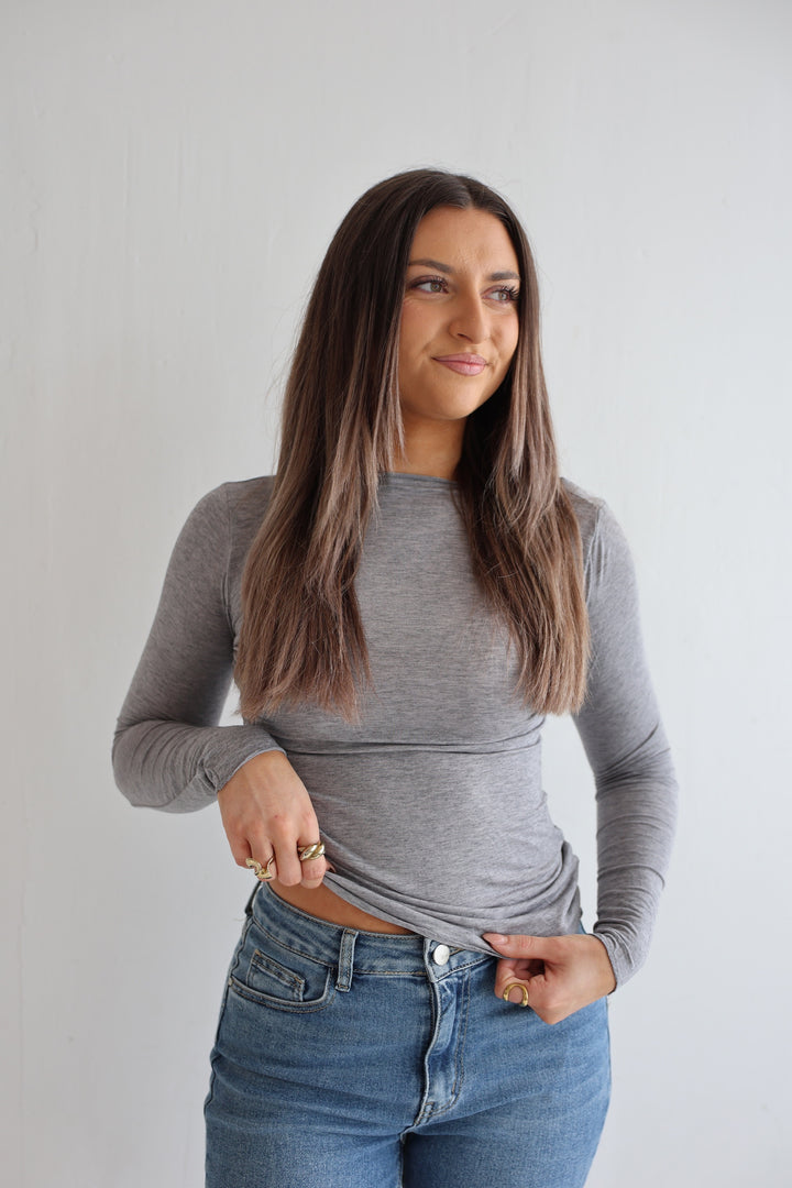 Cashmere Longsleeve Liliana (einfarbig)