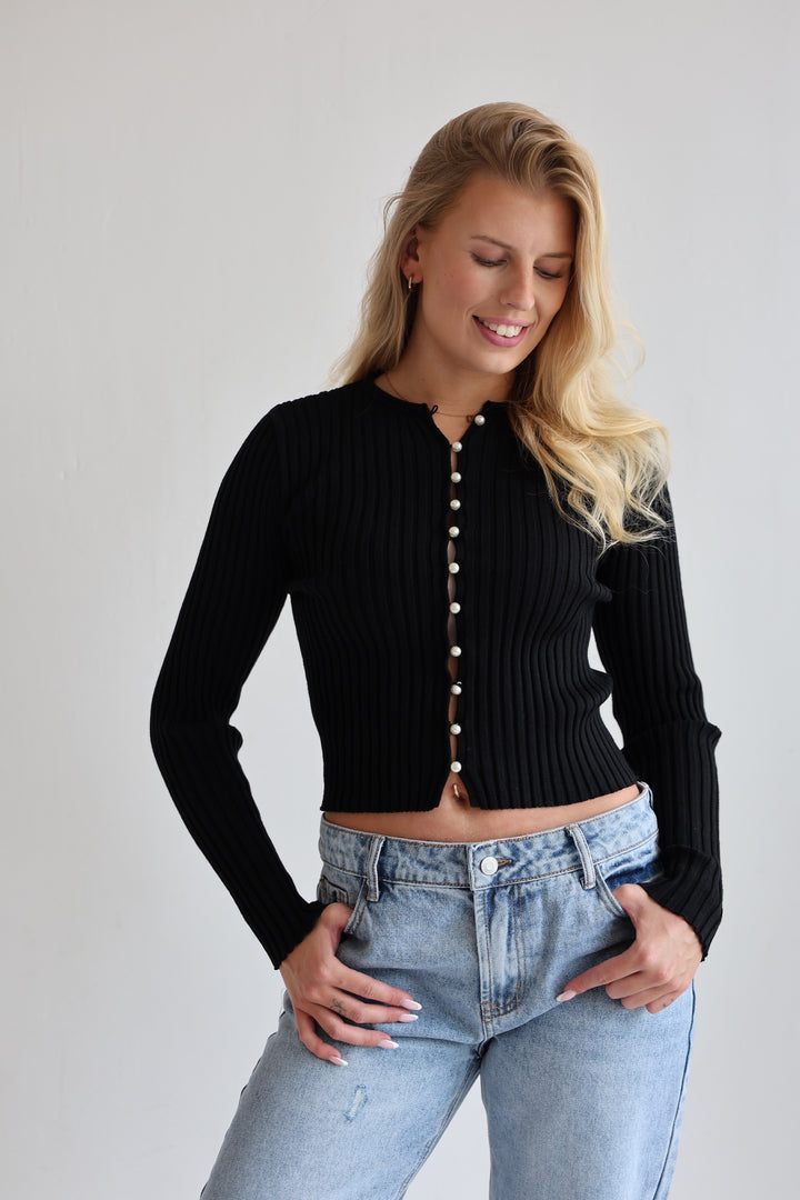 Pearl Line Cardigan