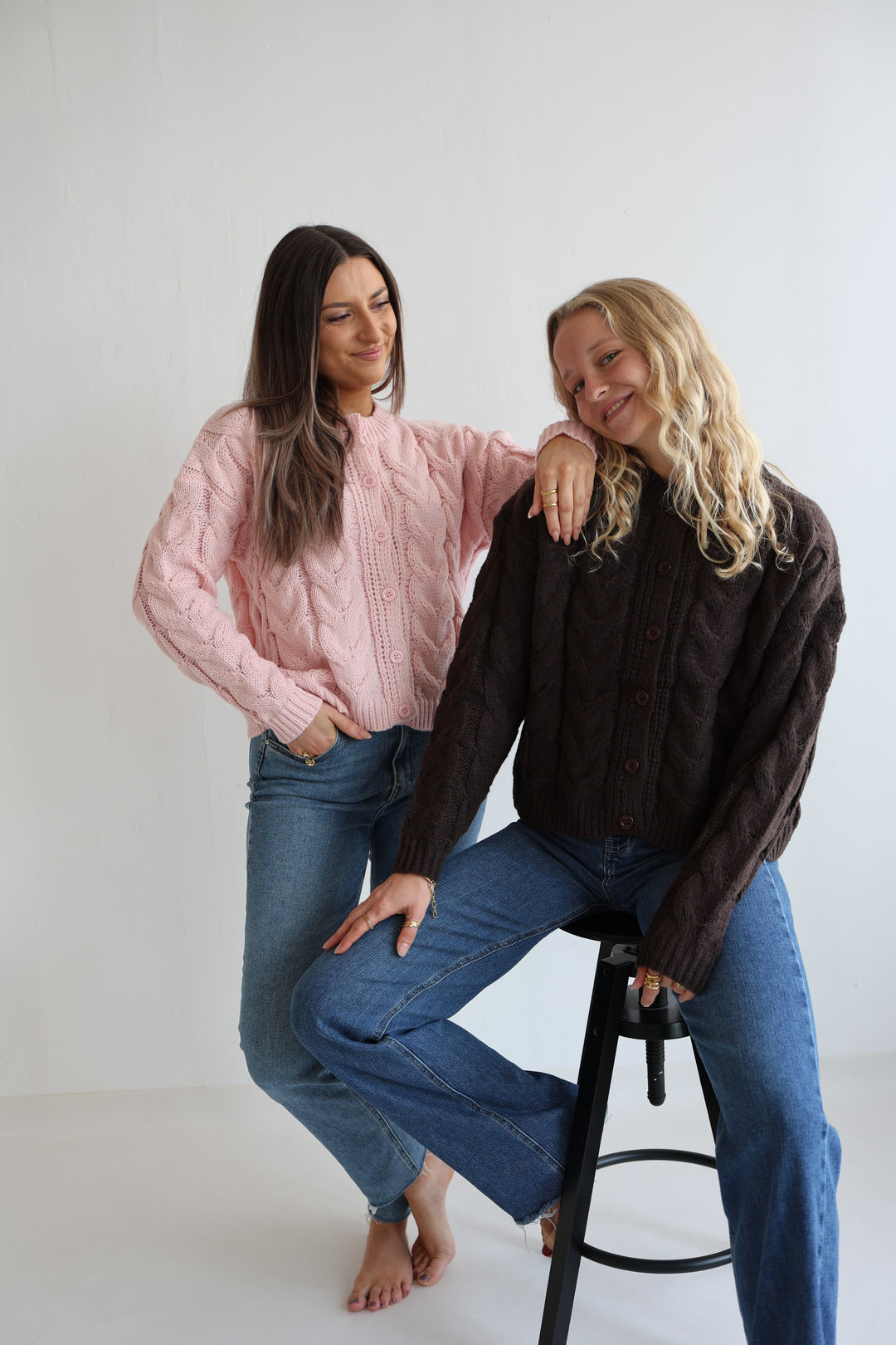 Luna Cable Knit Cardigan