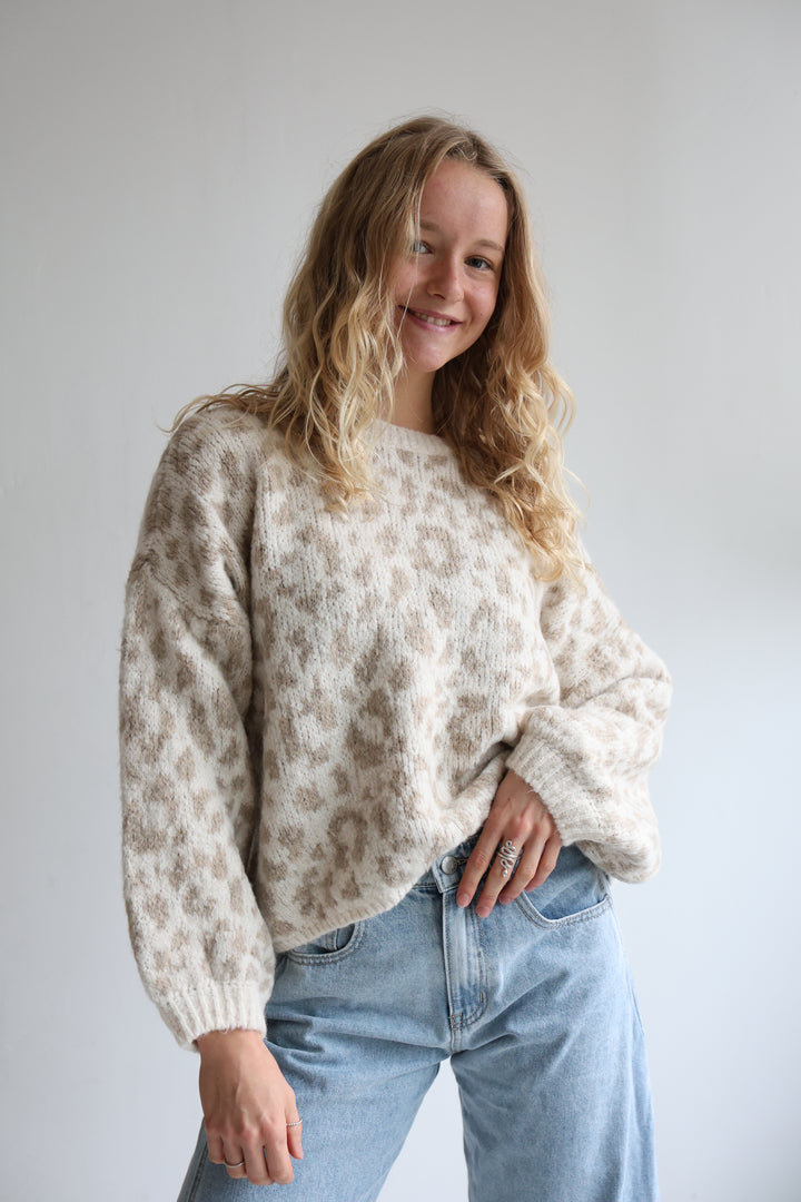 Soft Leopard Knit