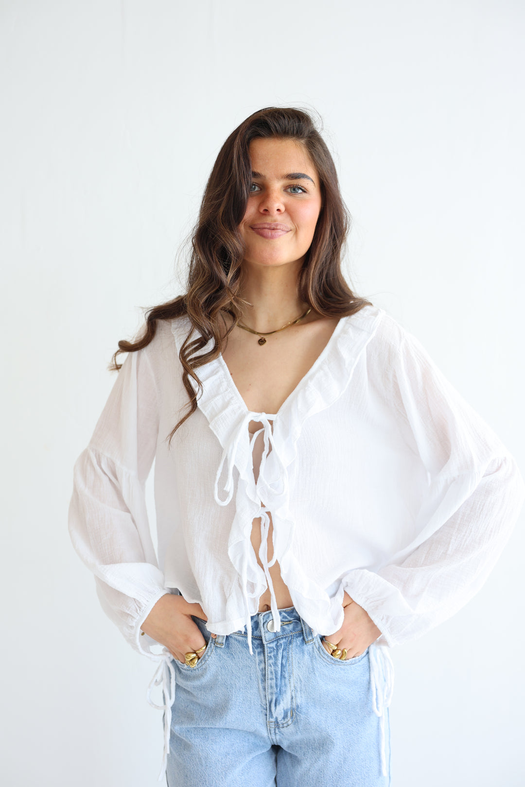 Rüschenbluse Leyla
