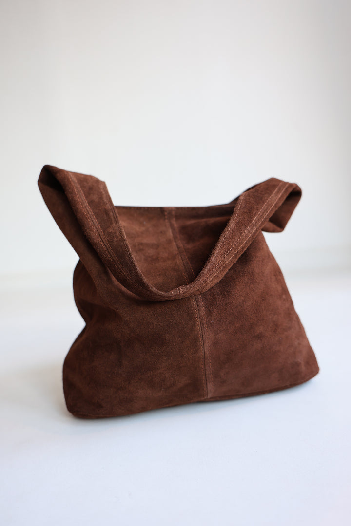 Handtasche aus Wildleder Chestnut Dream