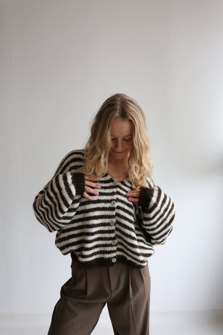 Gestreifter Cardigan Cosima