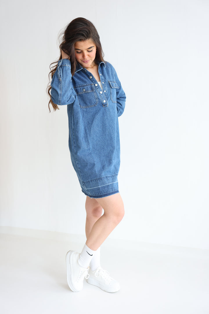 Casual Denim Dress