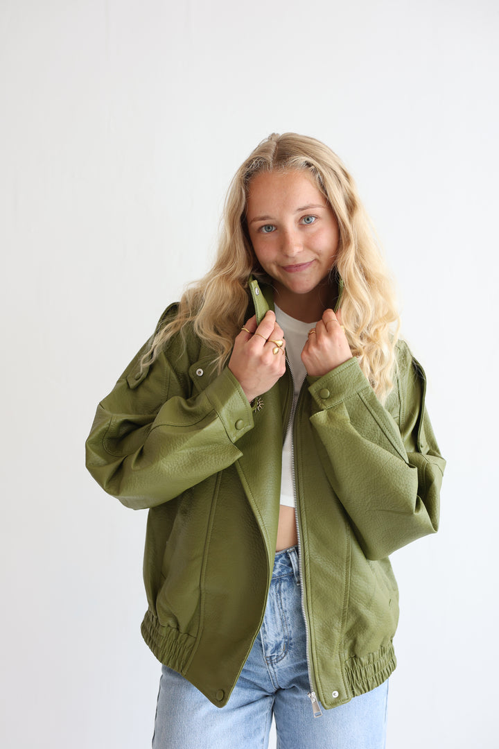 Oversize Bikerjacke Milano
