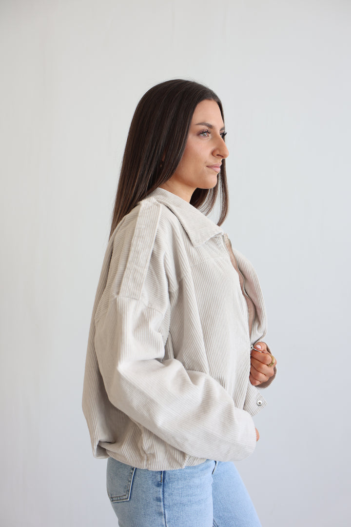 Cord Bomber Jacket