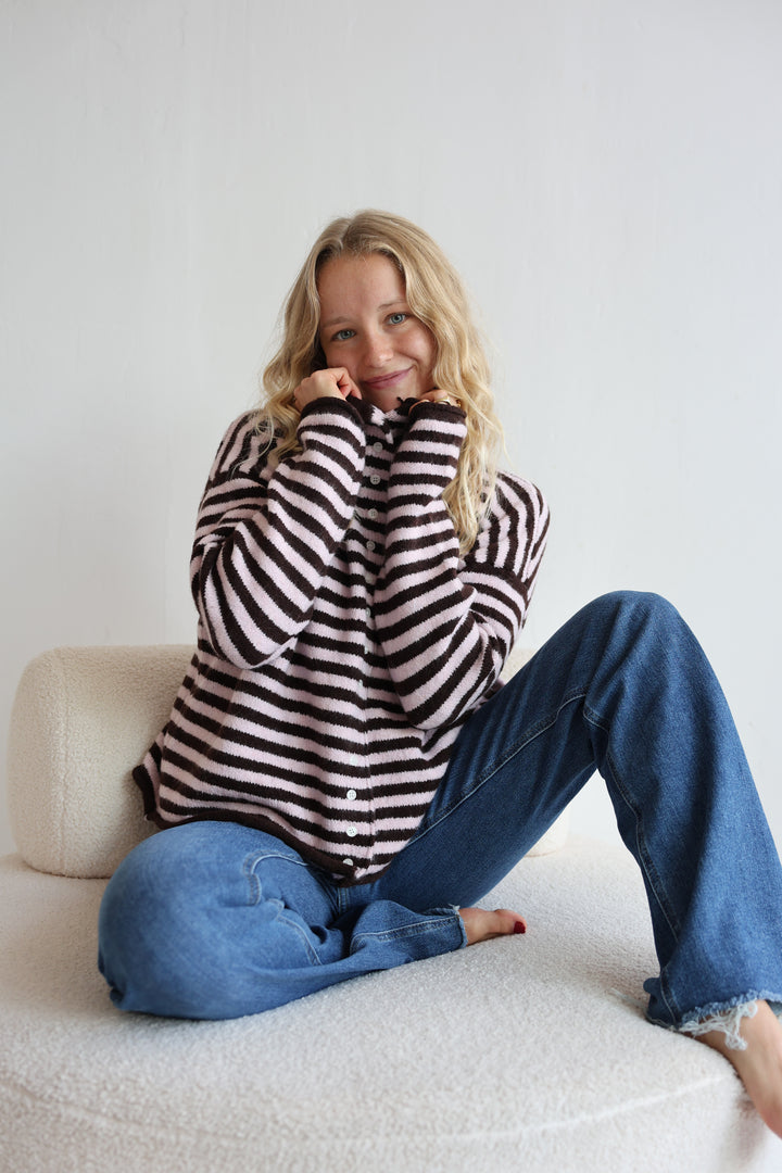 Striped Classy Cardigan