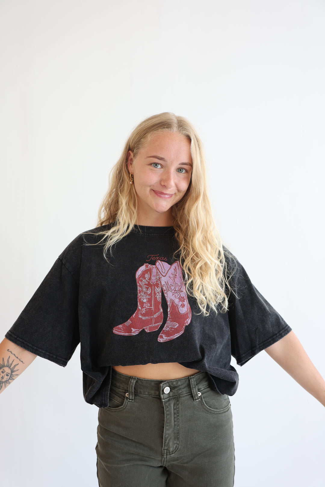 Western Boots Relaxed Fit Tee