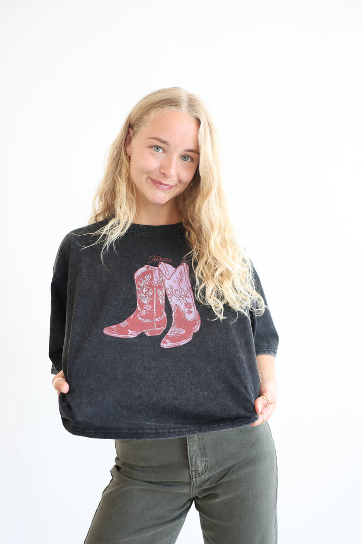 Western Boots Relaxed Fit Tee