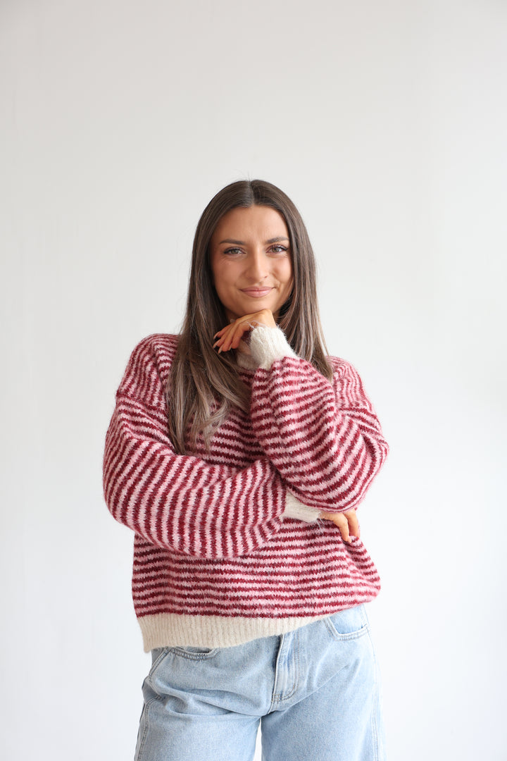 Gestreifter Pullover Moodline Knit