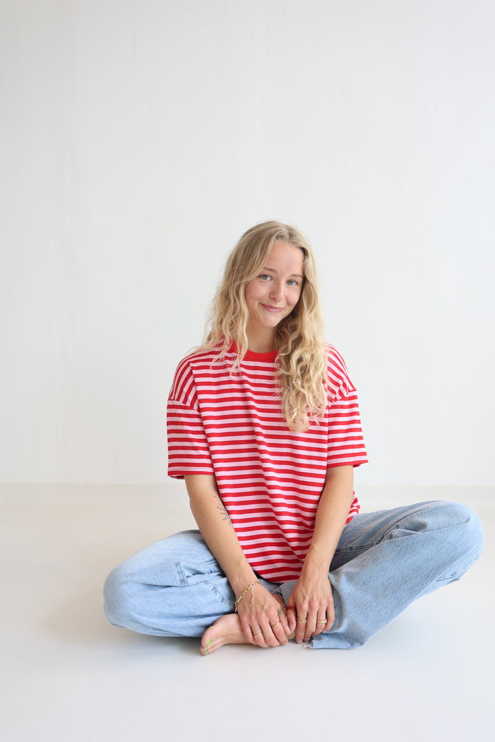 Easy Fit Striped T-Shirt