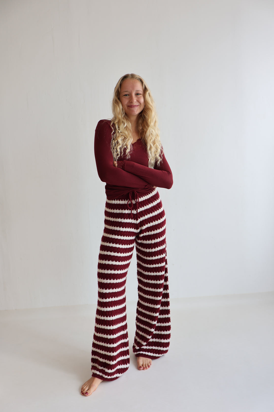 Summer Knit Pants Holly