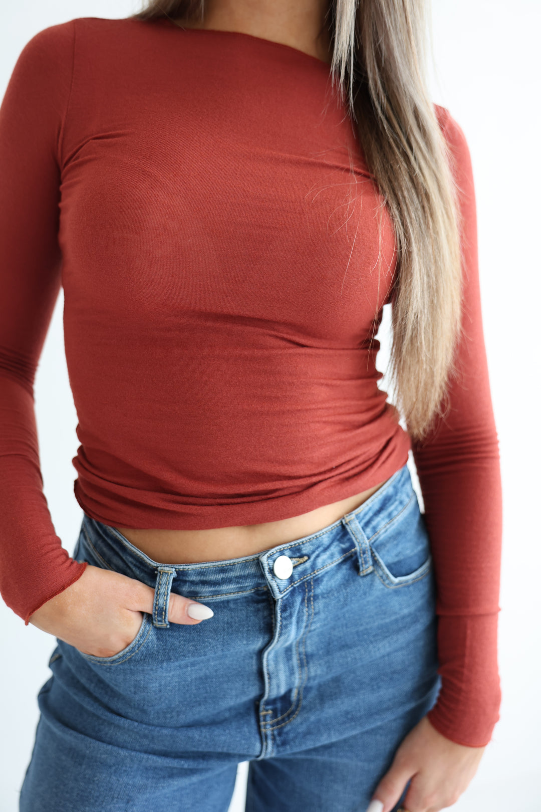 Cashmere Longsleeve Liliana (einfarbig)