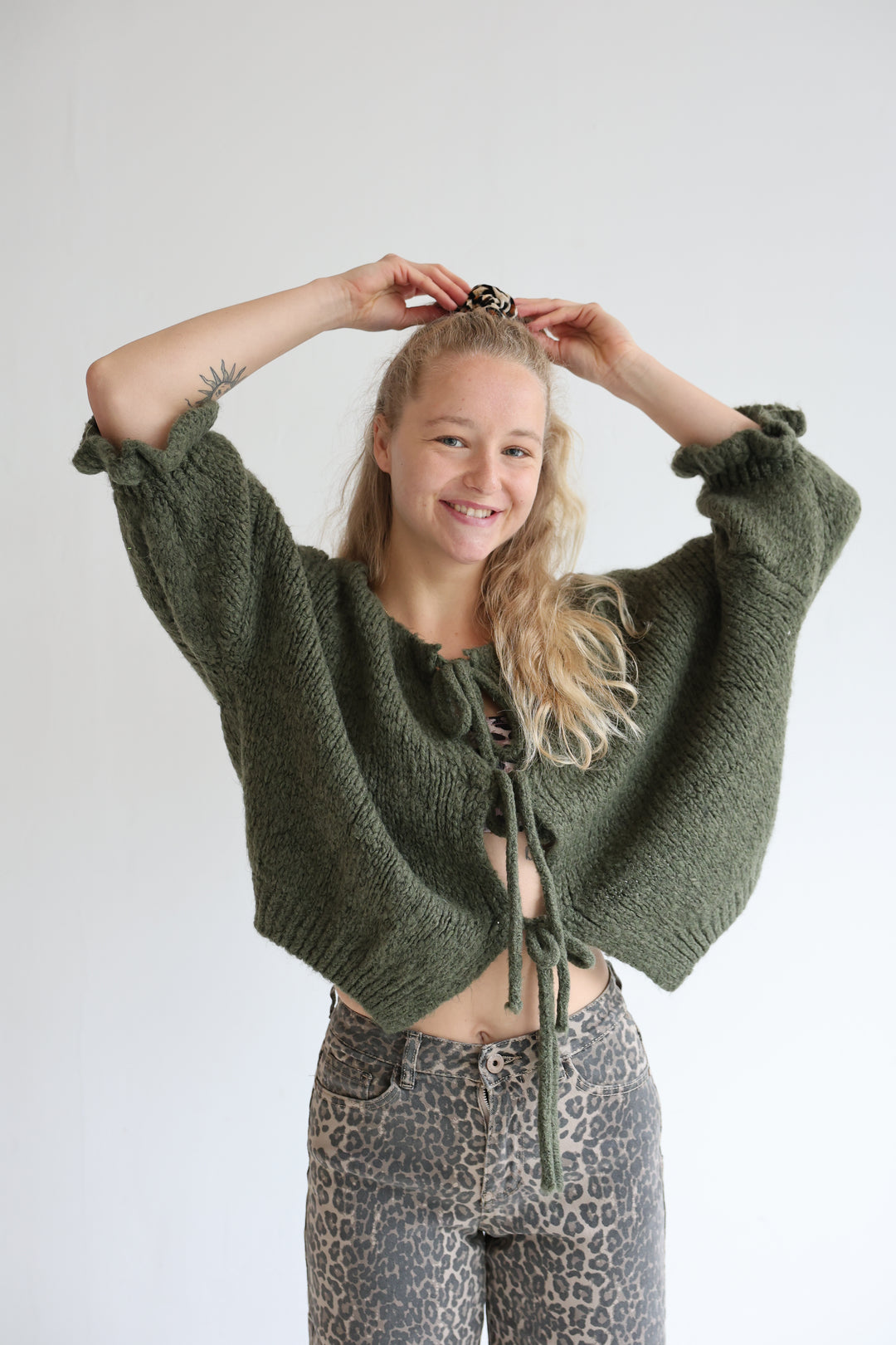 Cardigan mit Schleifen Lilly (3/4-Arm)