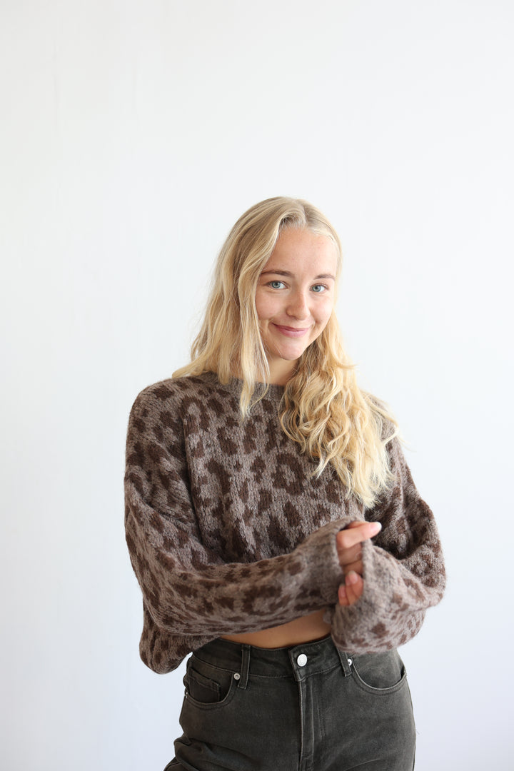 Pullover Soft Leopard Knit