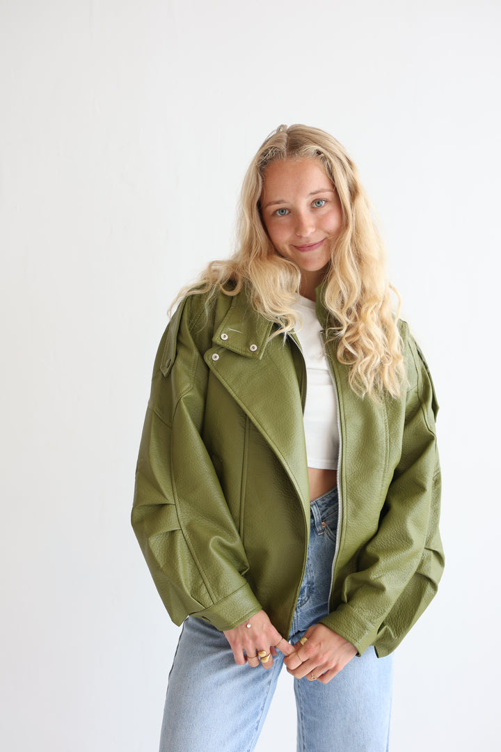 Oversize Bikerjacke Milano