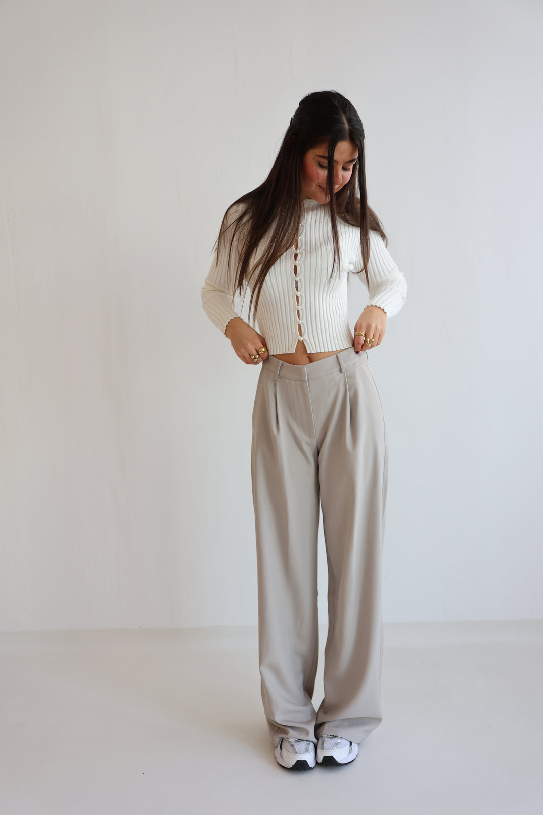 Bundfaltenhose Casual Look