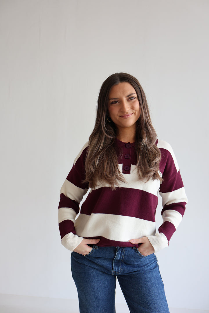 Long Polo Cute Stripes