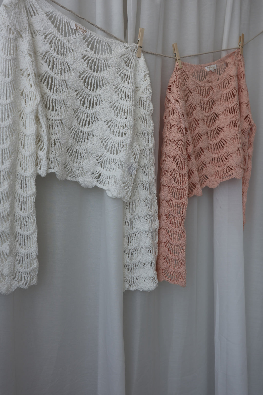 Leichter Cropped Pullover Shell Crochet