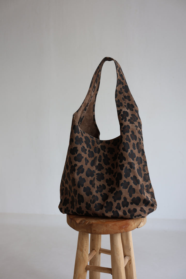Handtasche aus Wildleder Vintage Vibes
