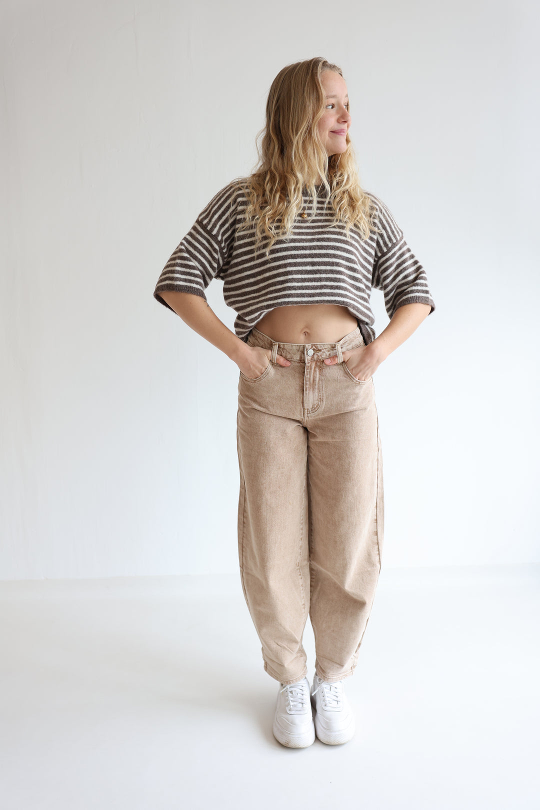 Barrel Fit Cocoa Shades Jeans