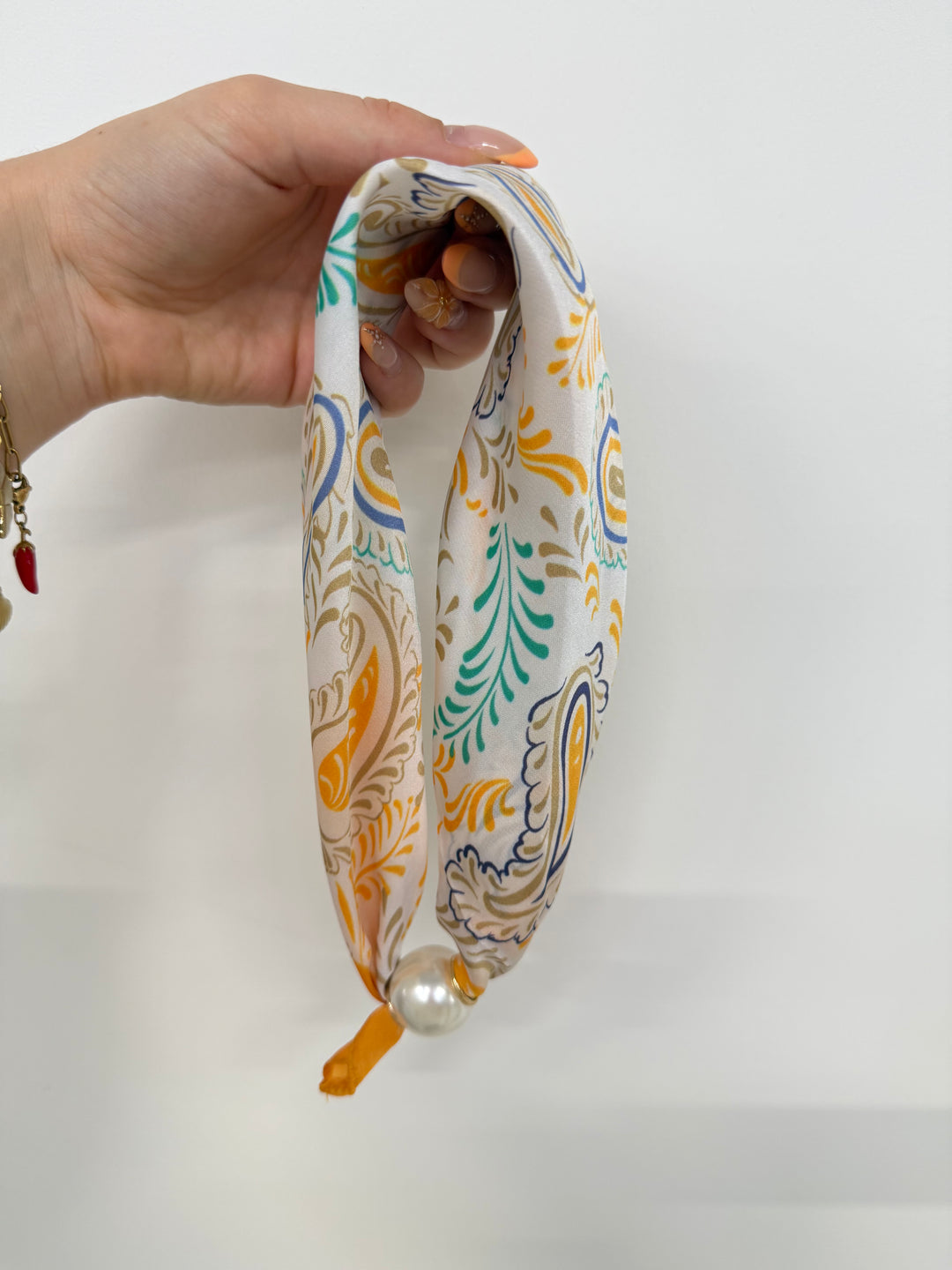 PEARL SCARF ORANGE (B-WARE)