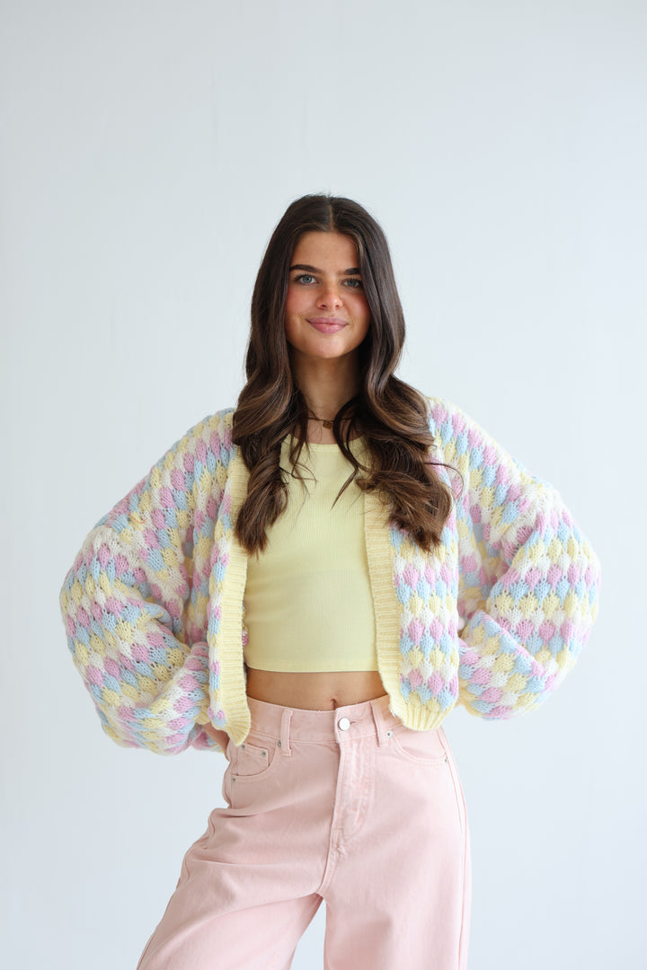 Sugar Pop Knit Cardigan
