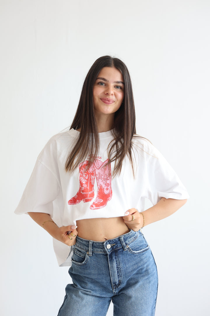 Western Boots Relaxed Fit Tee