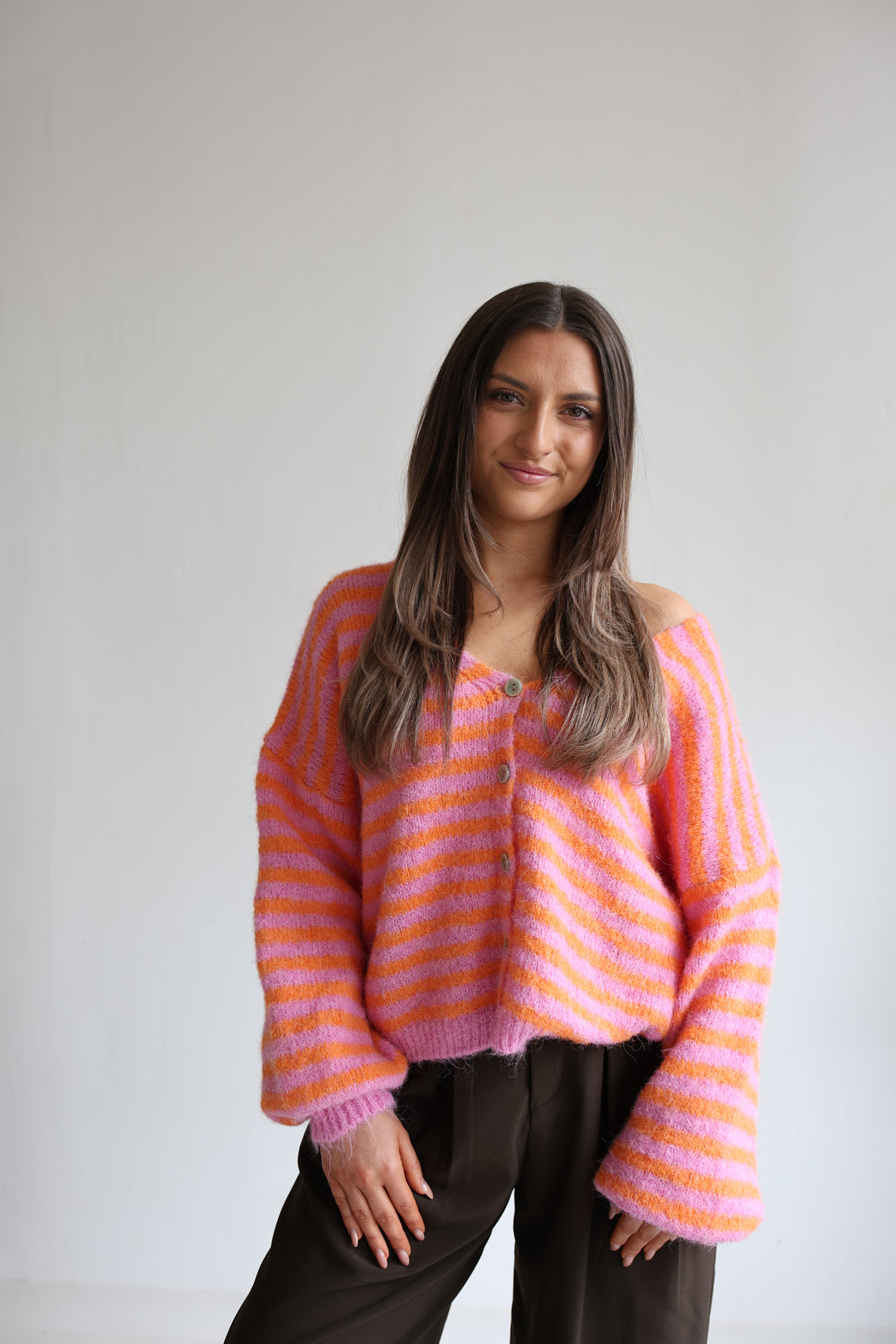 Gestreifter Cardigan Cosima