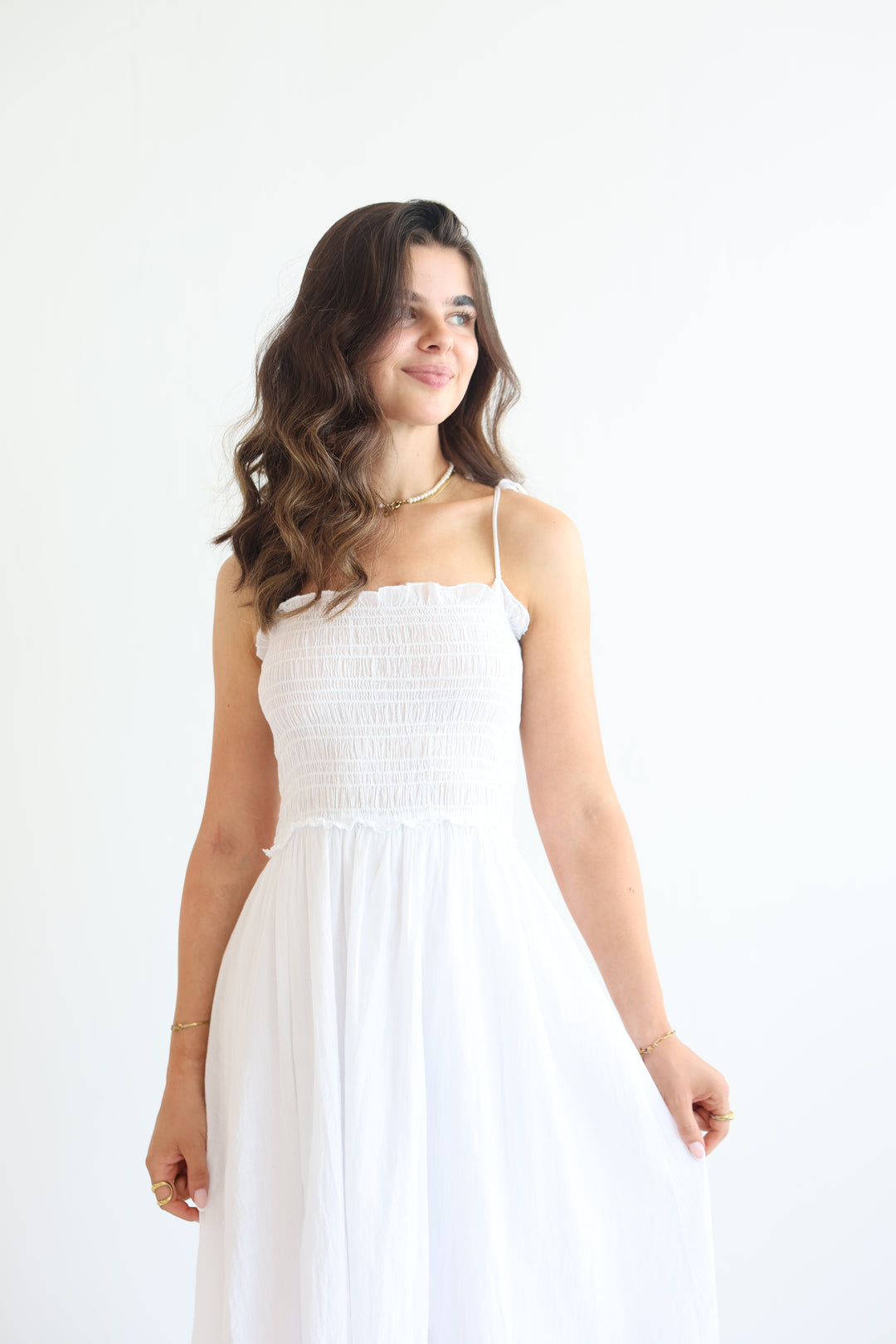 Soft Horizon Cotton Dress