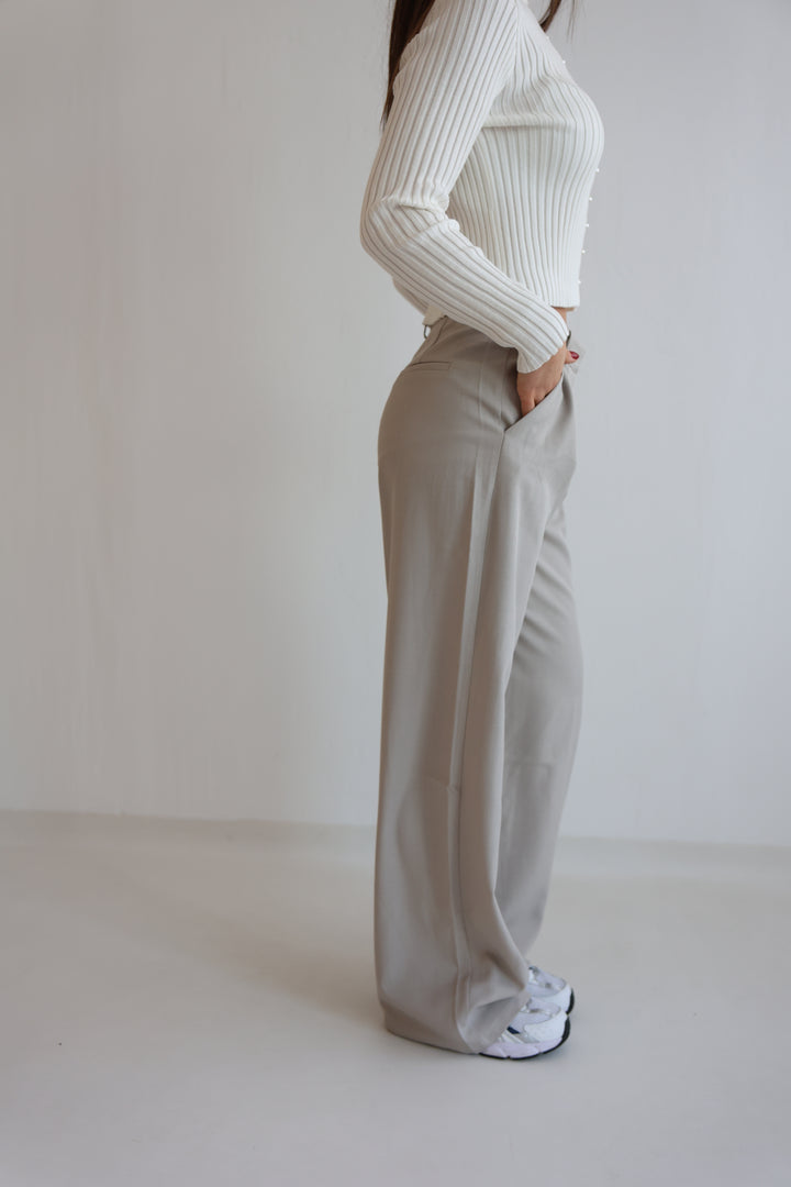 Bundfaltenhose Casual Look