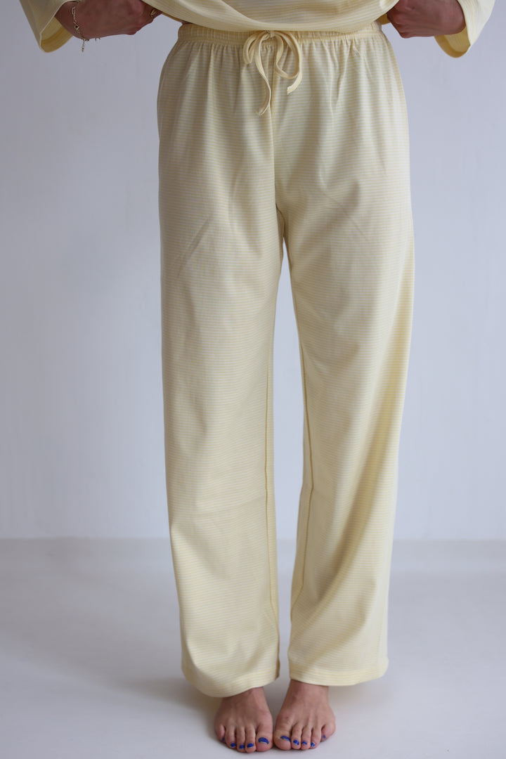 Fine Striped Sweatpants