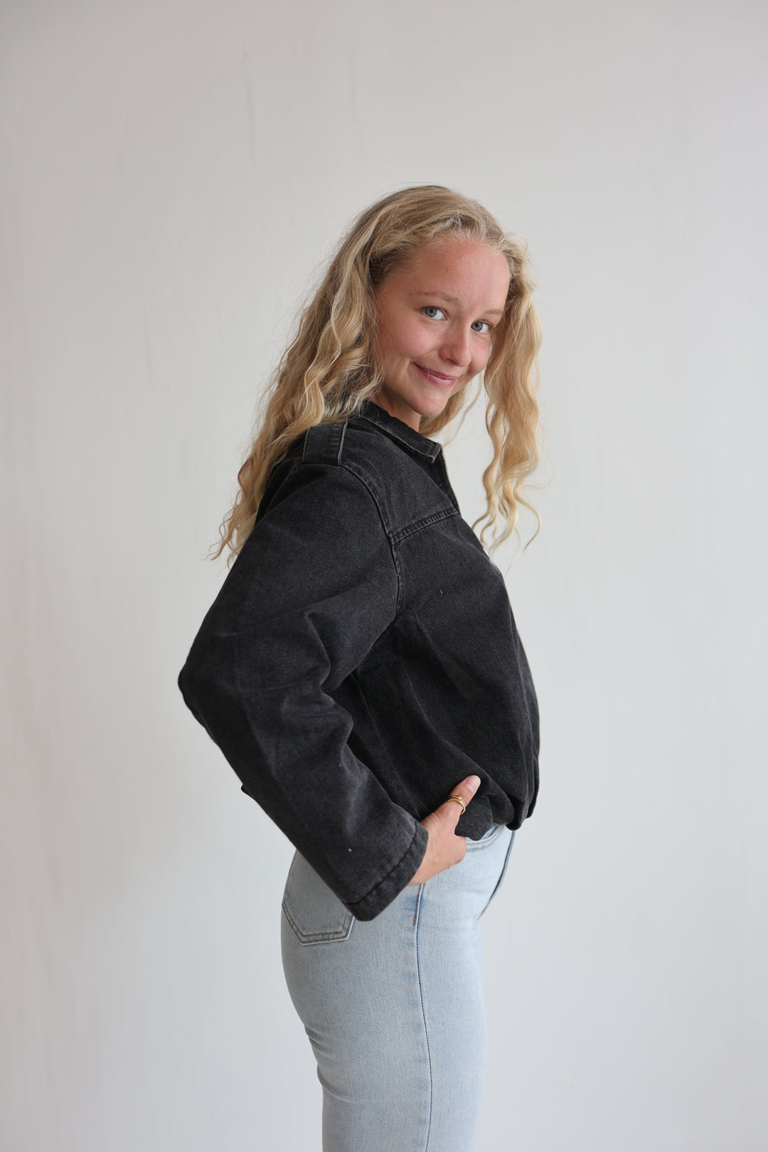 Nova Zip Denim Jacket
