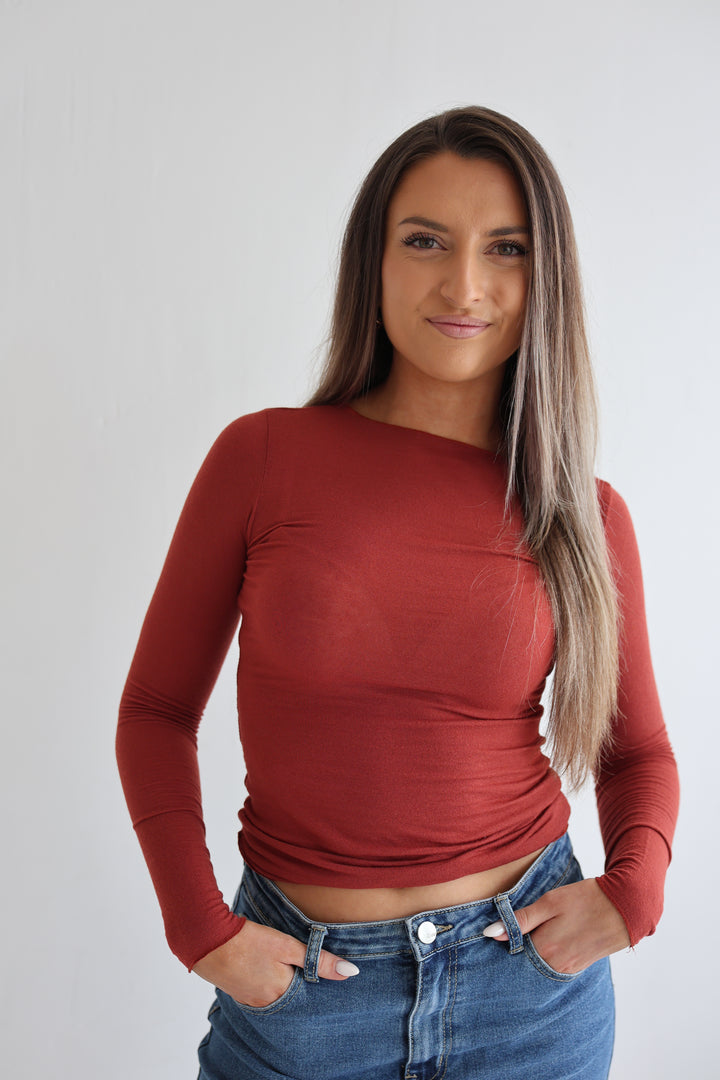 Cashmere Longsleeve Liliana (einfarbig)