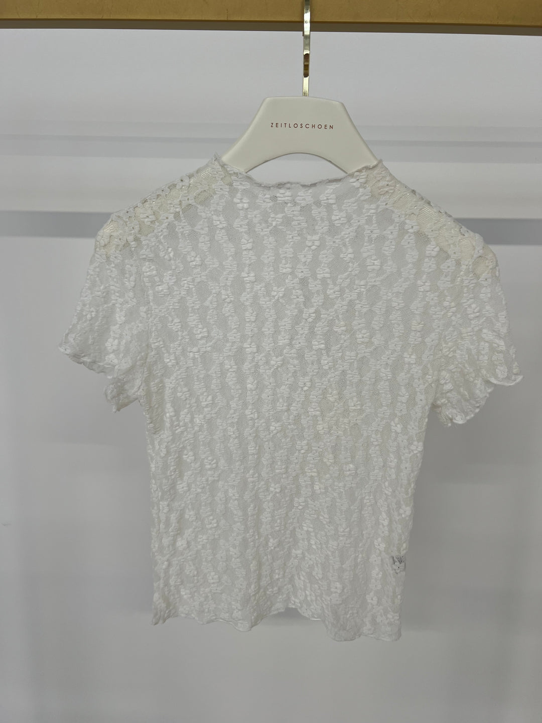 MILKY BLOOM LACE T-TSHIRT SOFT WHITE (B-WARE)