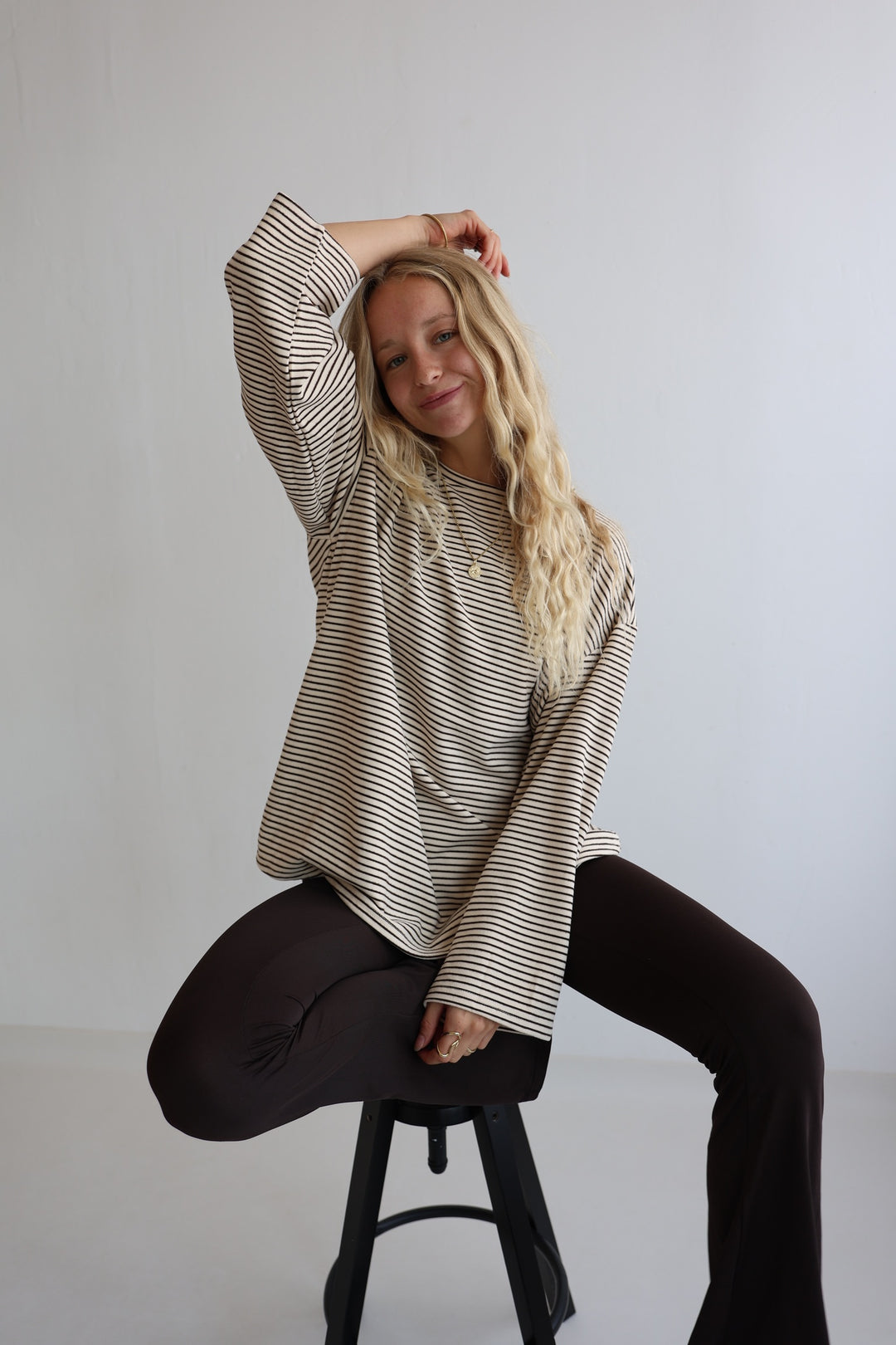 Gestreiftes Longsleeve Striped Soul