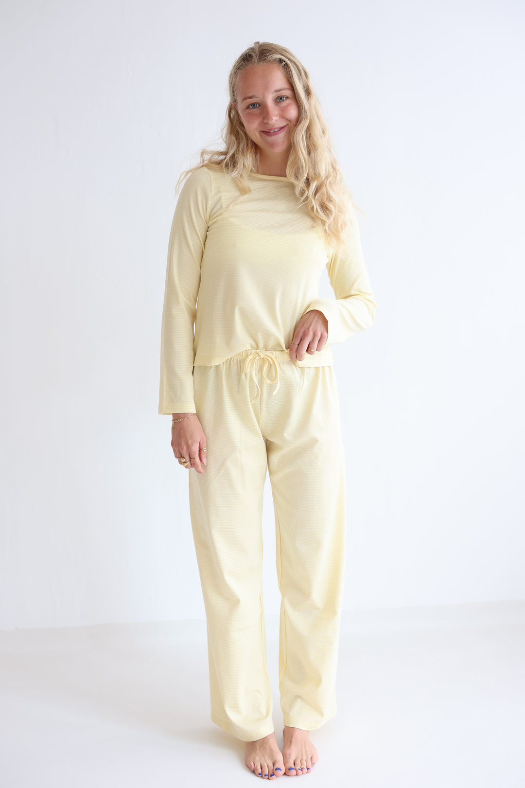 Fine Striped Sweatpants