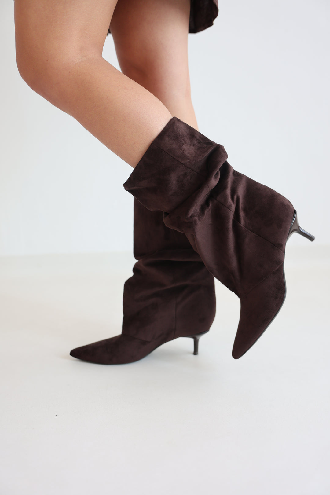 Slouch Heel Boots