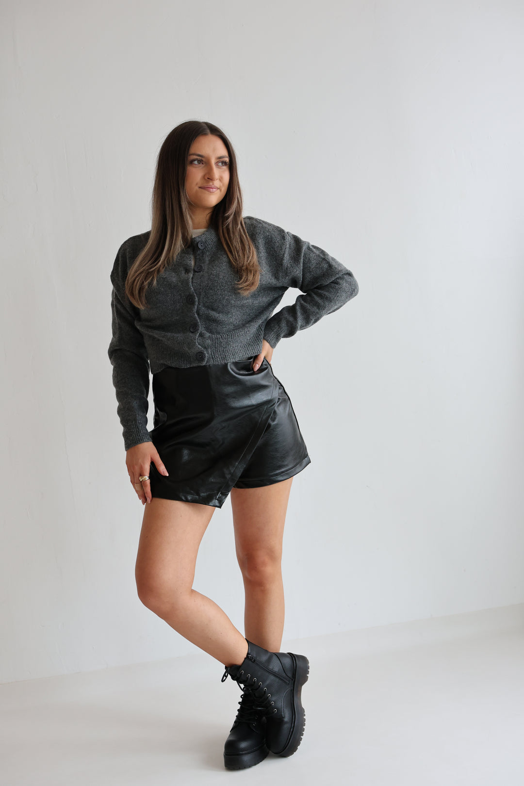 Cropped Cardigan Cozy Snuggle