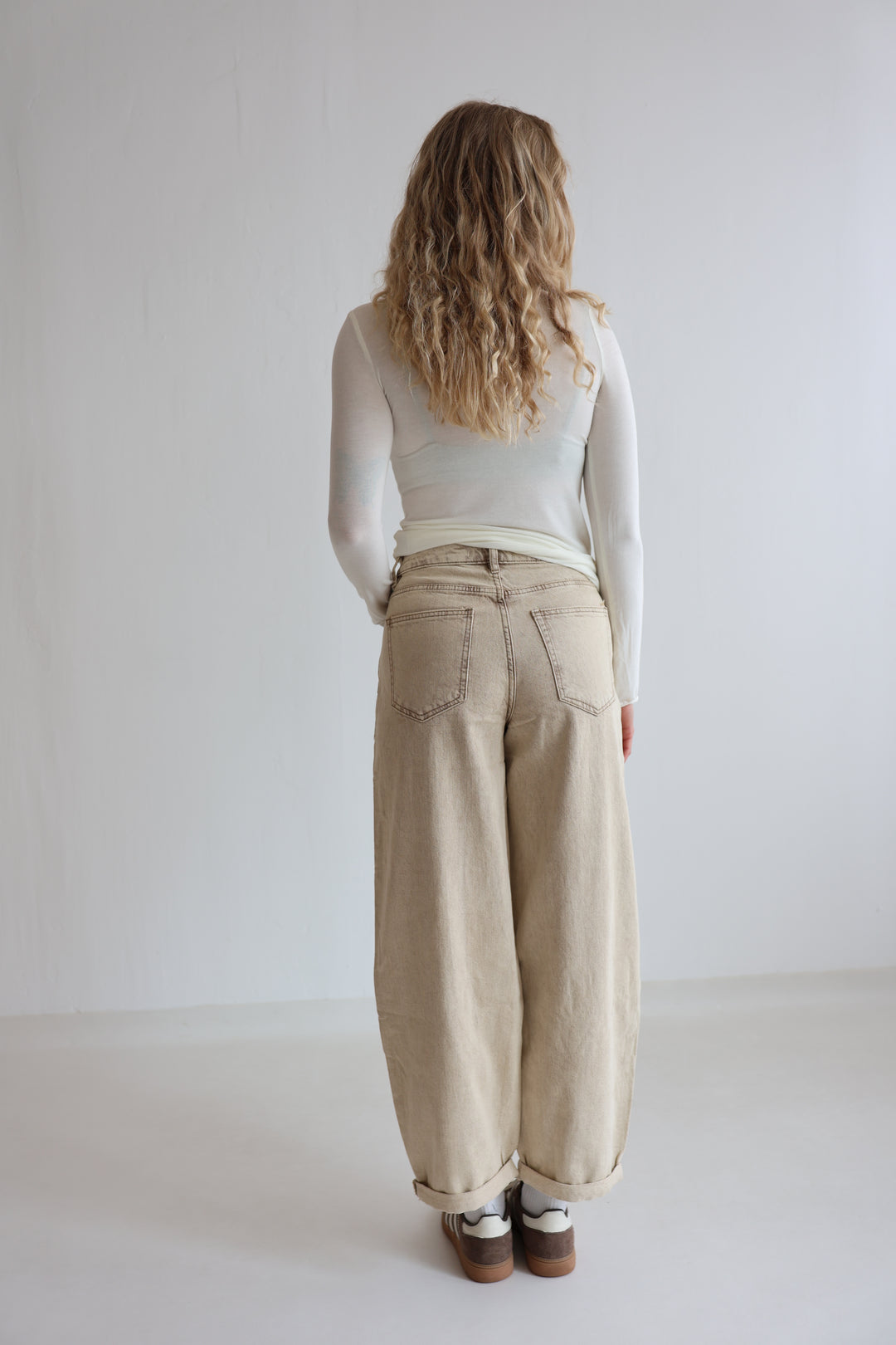 Barrel Fit Cocoa Shades Jeans